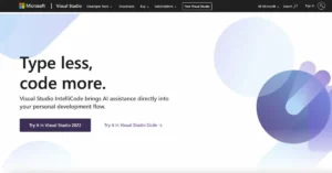 Visual Studio Intellicode best ai tools for developers in 2024