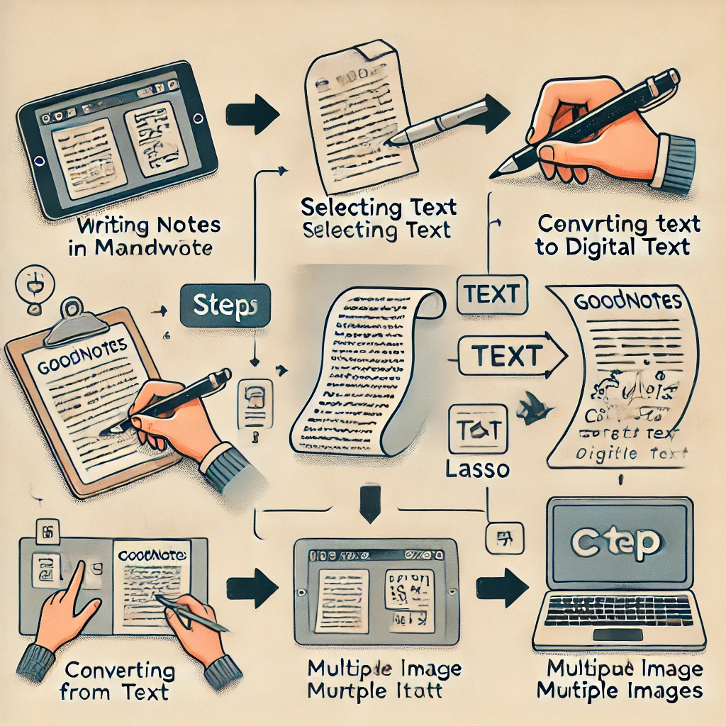 How to Convert Handwritten Notes to Text in GoodNotes