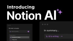 notion ai best ai tool for marketing for productivity